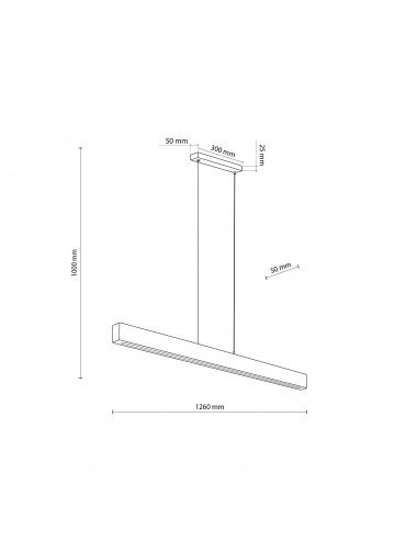 Lampa wisząca TEO LED 1448