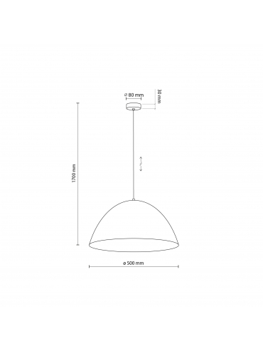 Lampa wisząca FARO BEIGE 5900