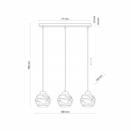 Lampa wisząca ZULIA 5725