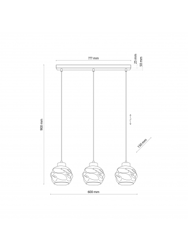 Lampa wisząca ZULIA 5725