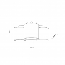 Lampa sufitowa DEVA NATURE 6865