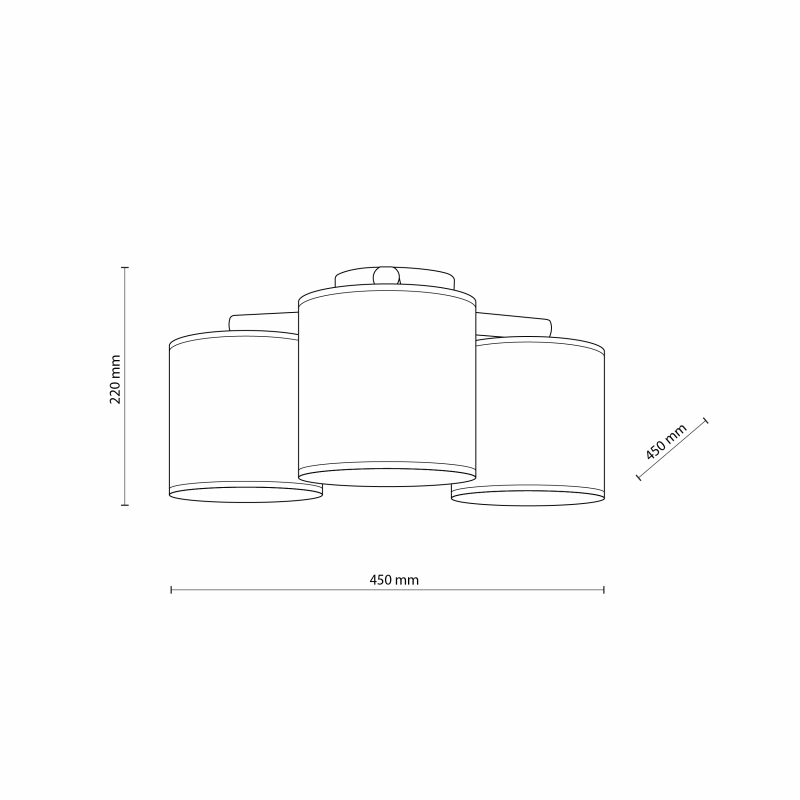 Lampa sufitowa DEVA NATURE 6865