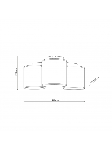 Lampa sufitowa DEVA NATURE 6865