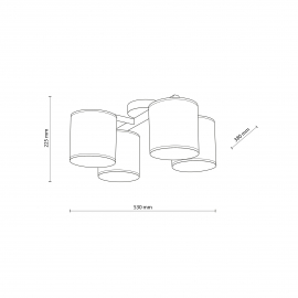 Lampa sufitowa DEVA NATURE 6866