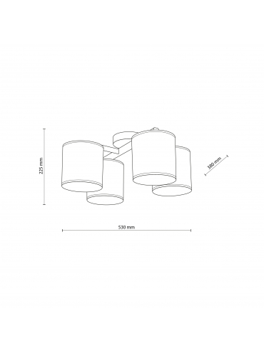 Lampa sufitowa DEVA NATURE 6866