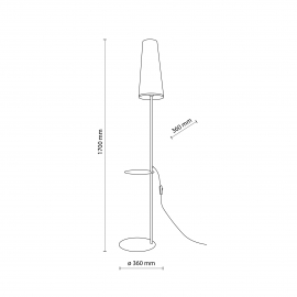 Lampa podłogowa ZING 5959