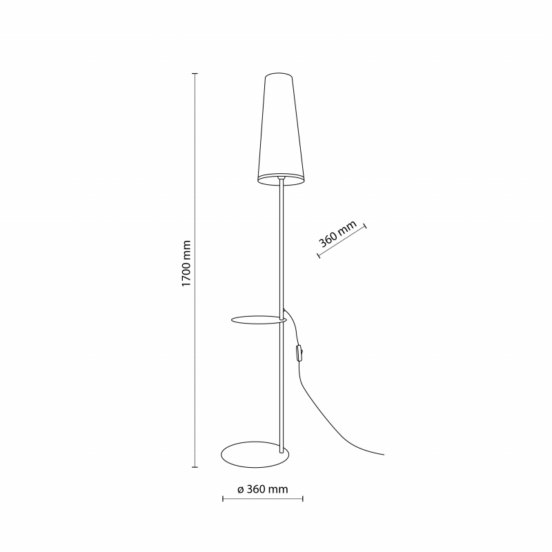 Lampa podłogowa ZING 5959