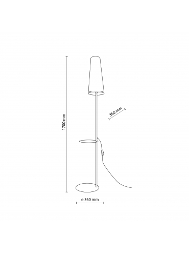 Lampa podłogowa ZING 5959