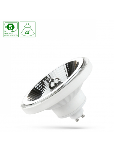 Żarówka LED AR111 GU10 10W 20° WOJ+14560