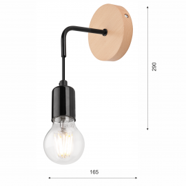 Kinkiet Orazio KM-1.85 czarny 33709