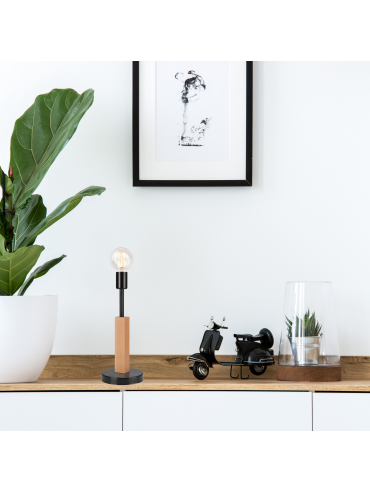 Lampa stołowa Orazio LN-1.85 czarna 33693