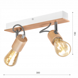 Lampa sufitowa Gustavo LM-2.125 biała 39770