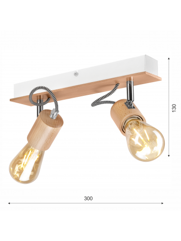 Lampa sufitowa Gustavo LM-2.125 biała 39770