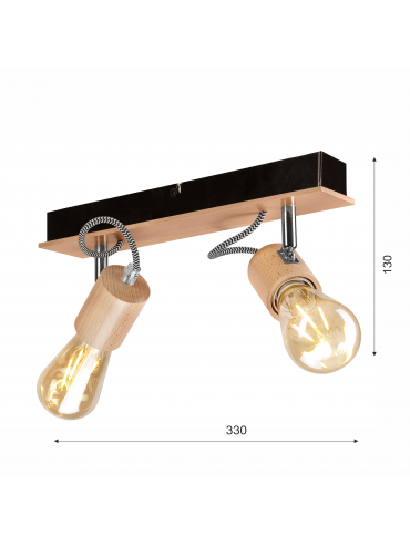 Lampa sufitowa Gustavo LM-2.125 czarna 39800