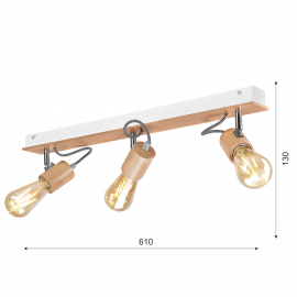 Lampa sufitowa Gustavo LM-3.125 biała 39787