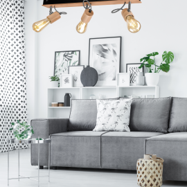 Lampa sufitowa Gustavo LM-3.125 czarna 39817