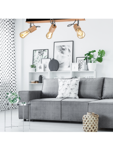 Lampa sufitowa Gustavo LM-3.125 czarna 39817