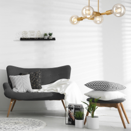 Lampa sufitowa Astrid LM-4.146 złota 43425