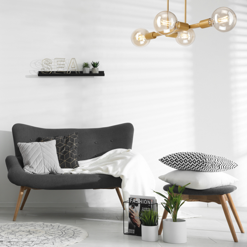 Lampa sufitowa Astrid LM-4.146 złota 43425