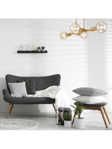 Lampa sufitowa Astrid LM-4.146 złota 43425