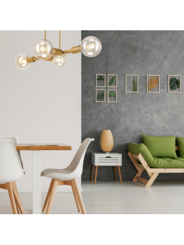 Lampa sufitowa Astrid LM-4.146 złota 43425