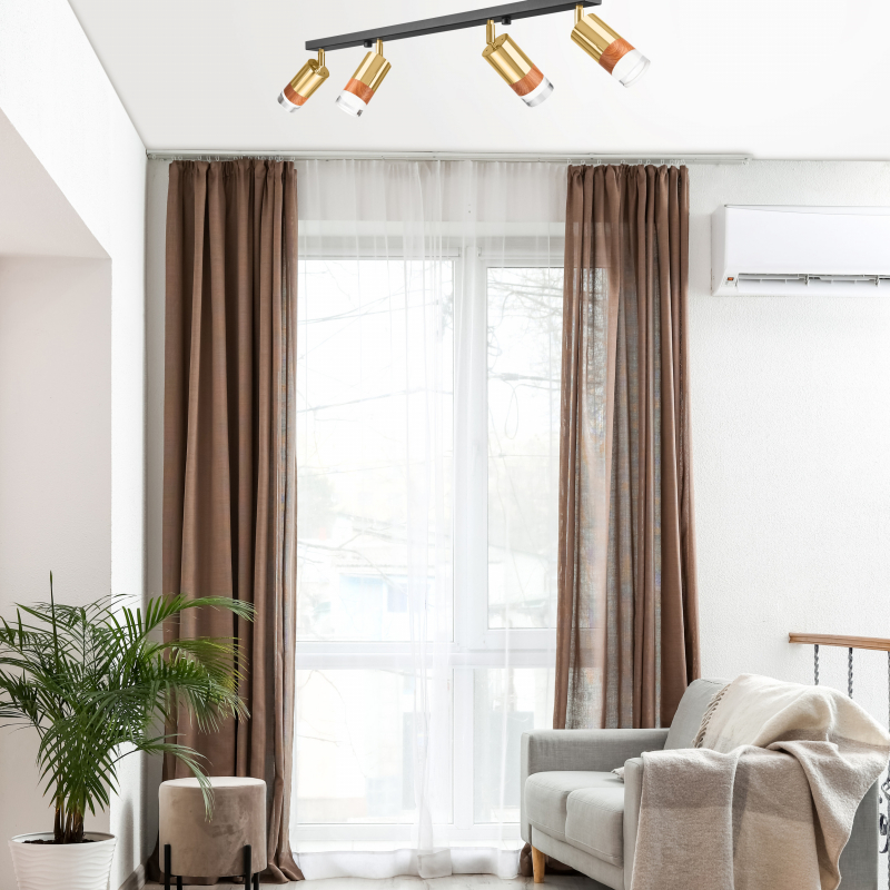 Lampa sufitowa Aurora LM-4.151 złota 43722