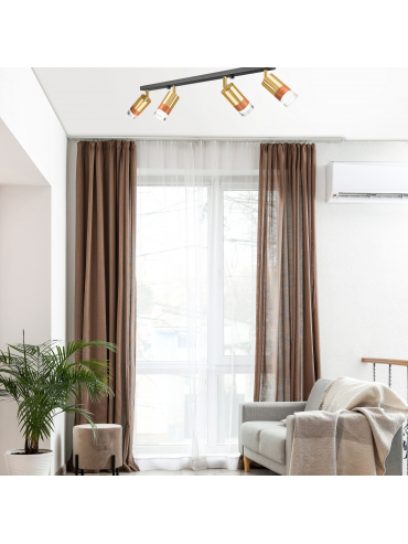 Lampa sufitowa Aurora LM-4.151 złota 43722