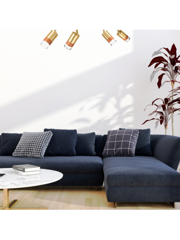 Lampa sufitowa Aurora LM-4.151 złota 43722