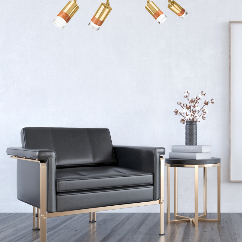 Lampa sufitowa Aurora LM-4.151 złota 43722