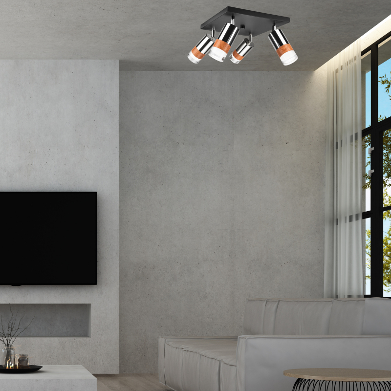 Lampa sufitowa Aurora LM-4.151/A chrom 43746