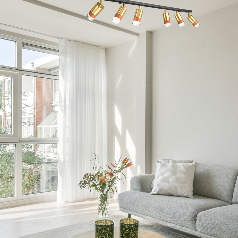Lampa sufitowa Aurora LM-6.151 złota 43784