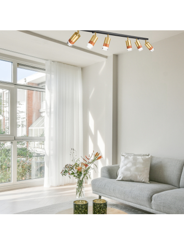 Lampa sufitowa Aurora LM-6.151 złota 43784