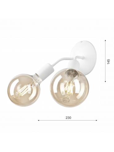 Lampa sufitowa Viggo KM-2.122 biała 39398