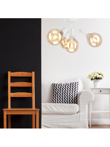 Lampa sufitowa Viggo LM-4.122 biała 39404