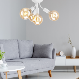 Lampa sufitowa Viggo LM-4.122 biała 39404