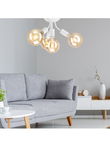 Lampa sufitowa Viggo LM-4.122 biała 39404