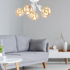 Lampa sufitowa Viggo LM-6.122 biała 39411