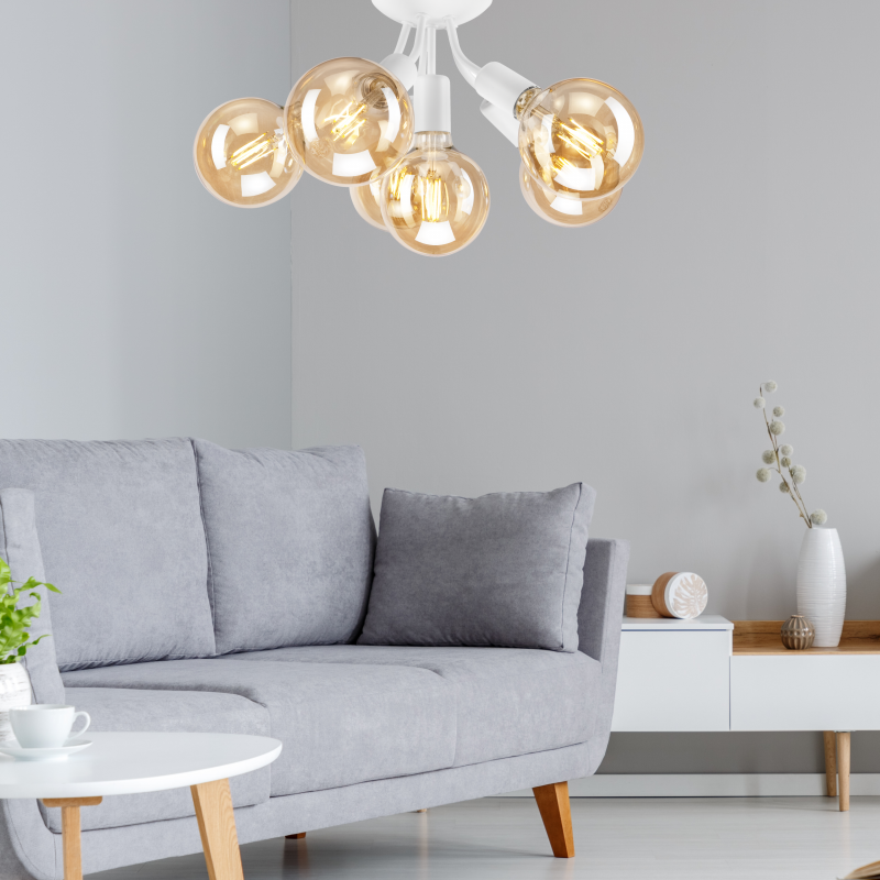 Lampa sufitowa Viggo LM-6.122 biała 39411