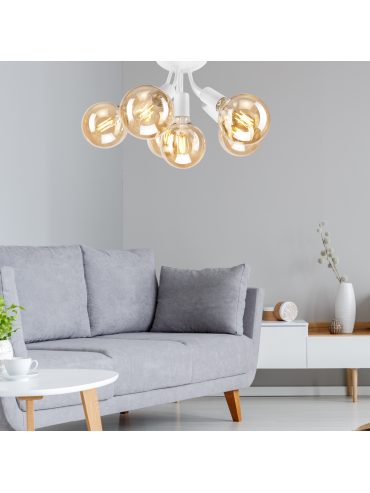 Lampa sufitowa Viggo LM-6.122 biała 39411