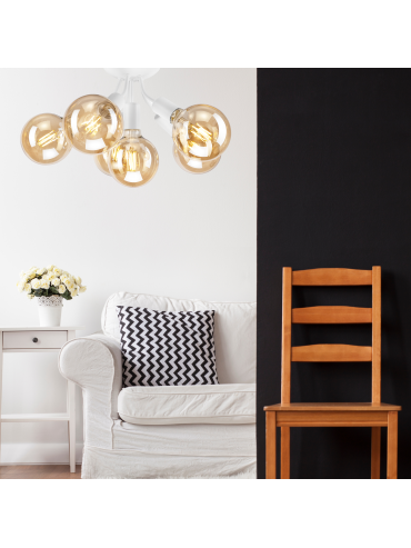 Lampa sufitowa Viggo LM-6.122 biała 39411