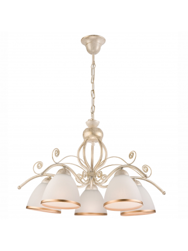 Lampa wisząca Retro LM-5.51 biała 19208