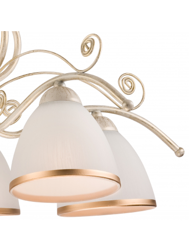 Lampa wisząca Retro LM-5.51 biała 19208