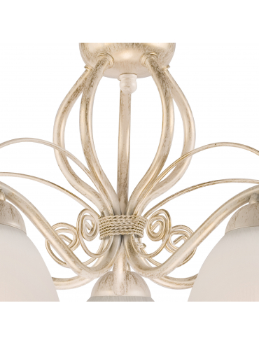Lampa wisząca Retro LM-5.51 biała 19208
