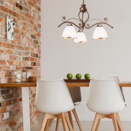 Lampa wisząca Retro LM-3.51 brązowa 2903