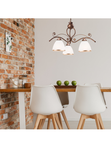 Lampa wisząca Retro LM-3.51 brązowa 2903
