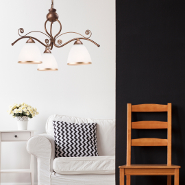 Lampa wisząca Retro LM-3.51 brązowa 2903