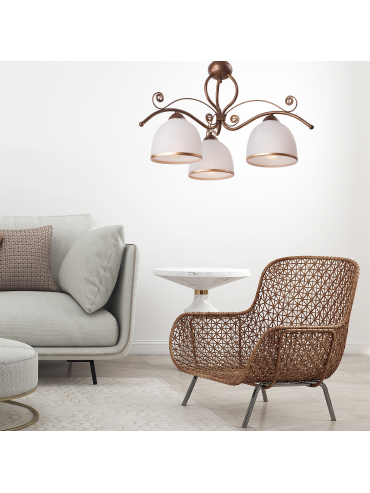 Lampa wisząca Retro LM-3.51 brązowa 2903