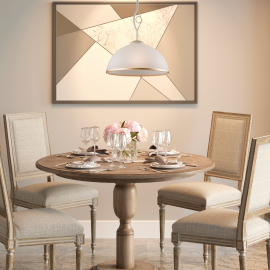 Lampa wisząca Retro LM-1.24 biała 19185