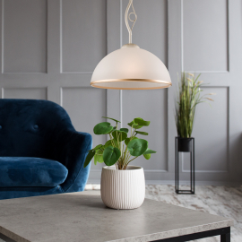 Lampa wisząca Retro LM-1.24 biała 19185