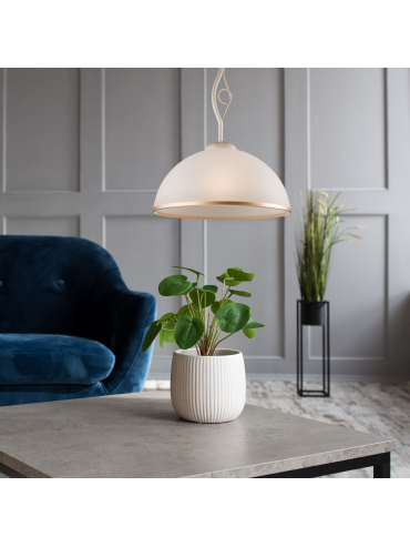 Lampa wisząca Retro LM-1.24 biała 19185